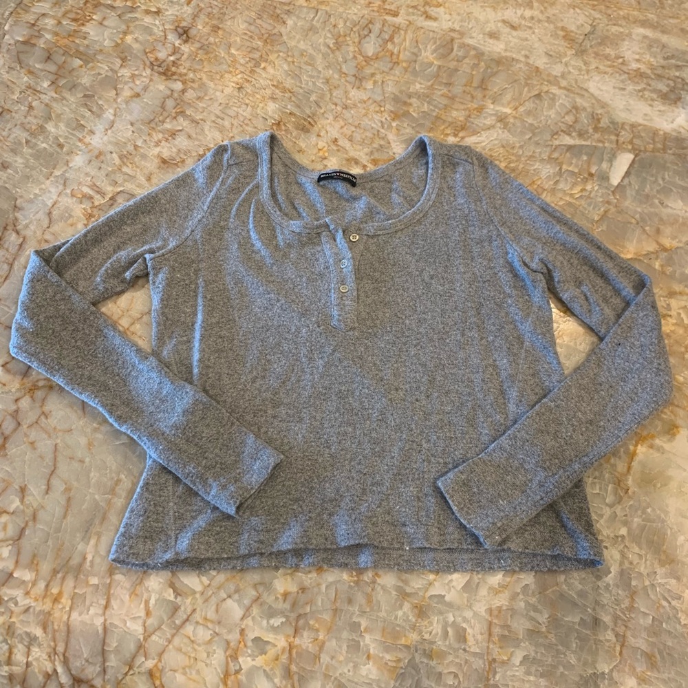 Brandy Melville gray long sleeve